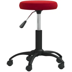 vidaXL Massagepall vinröd sammet