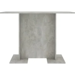 vidaXL Matbord betonggrå 110x60x75 cm konstruerat trä