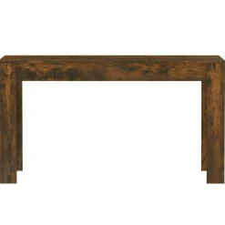 vidaXL Matbord rökfärgad ek 140x74,5x76 cm konstruerat trä