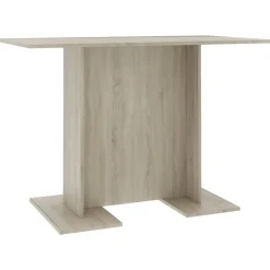 vidaXL Matbord sonoma-ek 110x60x75 cm konstruerat trä