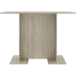 vidaXL Matbord sonoma-ek 110x60x75 cm konstruerat trä