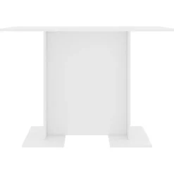 Discount vidaXL Matbord 110x60x75 cm konstruerat trä Vit