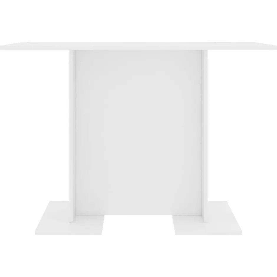 Discount vidaXL Matbord 110x60x75 cm konstruerat trä Vit
