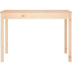 vidaXL Matbord 110x55x75 cm massivt furuträ