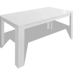 Online vidaXL Matbord 140x80x75 cm Vit