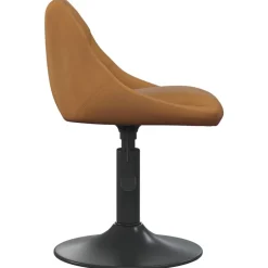 Outlet vidaXL Matstol sammet Brun