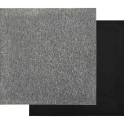 vidaXL Matta 20 pcs Grå 50 x 50 cm 100% Polypropen