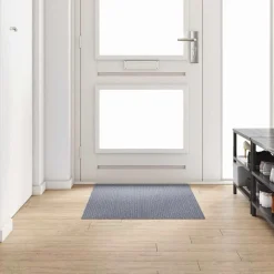 Discount vidaXL Matta-runner 80 x 150 cm tyg Ljusgrå