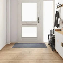Discount vidaXL Matta-runner 80 x 150 cm tyg Ljusgrå