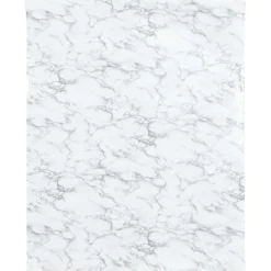 vidaXL Möbeldekal självhäftande vit marmor 90x500 cm PVC