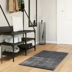 New vidaXL Mjuk matta HUARTE med kort lugg tvättbar 60x110 cm Antracit