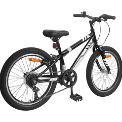 Discount vidaXL Mountainbike 20 Tum 6-Speed från 5-8 år gammal Svart