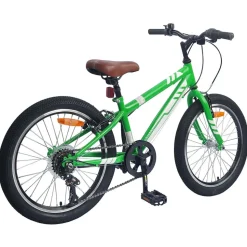 vidaXL Mountainbike 20 Tum 6-Speed för 5-8 år gammal Grön