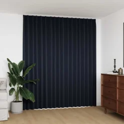 vidaXL Mörkläggningsgardin med krokar 290x245 cm Antracit