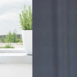 Outlet vidaXL Mörkläggningsgardiner med Ringar 2 pcs 140 x 140 cm Antracit