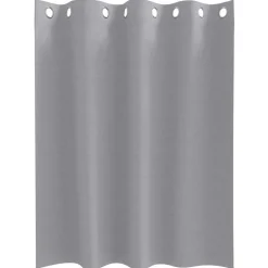 vidaXL Mörkläggningsgardiner med Ringar 2 pcs Ljusgrå 140 x 140 cm
