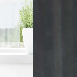 Discount vidaXL Mörkläggningsgardiner 2 pcs 140 x 140 cm Sammet Ljusgrå