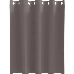 vidaXL Mörkläggningsgardiner med Ringar 2 pcs Mörkbrun 140 x 140 cm