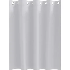 vidaXL Mörkläggningsgardiner med Ringar 2 pcs 140 x 140 cm Ljusgrå