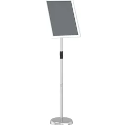 vidaXL Mässmontrar Silver 30 x 25 x 128 cm Aluminium