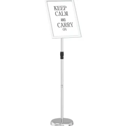 vidaXL Mässmontrar Silver 30 x 25 x 128 cm Aluminium