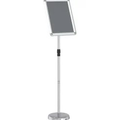 vidaXL Mässmontrar Silver 30 x 25 x 128 cm Aluminium