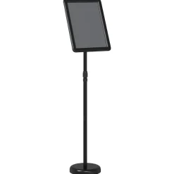 Outlet vidaXL Mässmontrar 30 x 25 x 128 cm Aluminium Svart