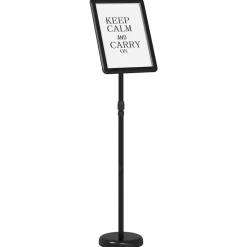 Outlet vidaXL Mässmontrar 30 x 25 x 128 cm Aluminium Svart