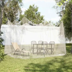Sale vidaXL Myggnät för utomhus 220 mesh 300x300x250 cm Vit