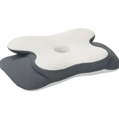 New vidaXL Nackkudde Minneskum 58 x 37,5 x 12 cm Vit