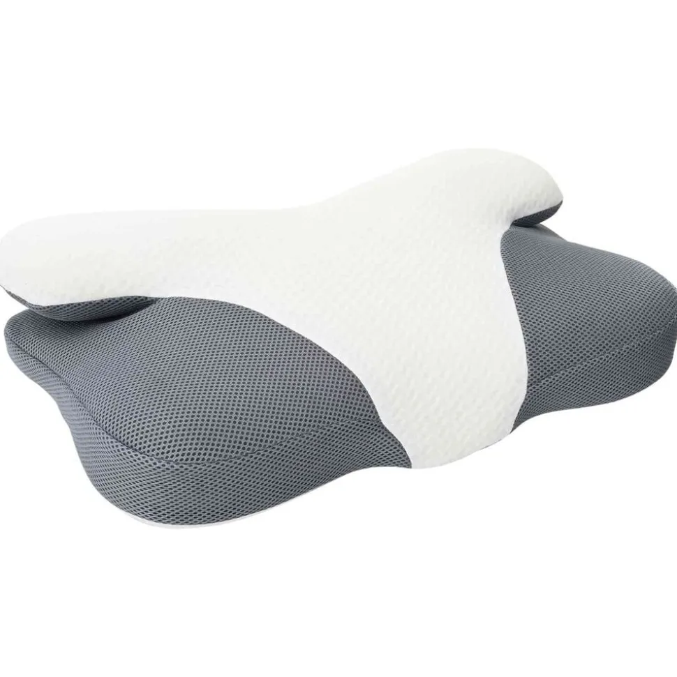 vidaXL Nackkudde Vit Minneskum 57 x 36 x 13 cm