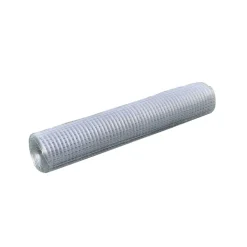 vidaXL Nätstängsel galvaniserat stål kvadrat 1x25 m silver
