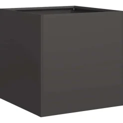 Discount vidaXL Odlingslåda 40x40x40 cm kallvalsat stål Svart