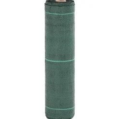 vidaXL Ogräsmatta grön 0,5x10 m PP