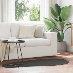 Hot vidaXL Områdesmattor HUARTE 80 x 150 cm Polyester Antracit