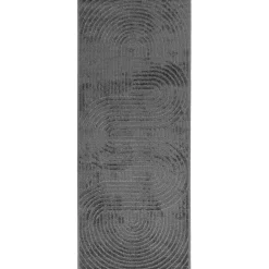 vidaXL Områdesmattor PALMERAS Antracit 150 x 80 cm Polyester