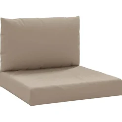 vidaXL Palldynor 2 st taupe oxfordtyg