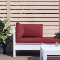 vidaXL Palldynor 3 st oxfordtyg Vinröd