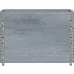 Best vidaXL Pallkragar 3 st 80x60 cm massivt furu Grå