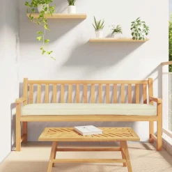 vidaXL Pallkudde 180 x 40 x 8 cm Oxford Tyg Kräm