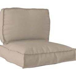 vidaXL Pallkuddset 2 pcs Taupe Oxford Tyg