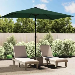 vidaXL Parasoll 200 x 300 cm grön rektangulär