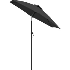 New vidaXL Parasoll 200x224 cm aluminium Antracit