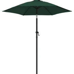 Best vidaXL Parasoll 200x224 cm aluminium Grön