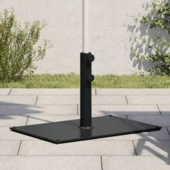 Discount vidaXL Parasollfot för Ø32/38/48 mm stolpar 15 kg rektangulär Mörkgrå