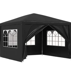 vidaXL Partytält 3x3 m antracit