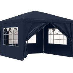 vidaXL Partytält 3x3 m Blå