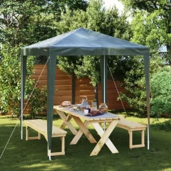 vidaXL Partytält 2x2 m grön
