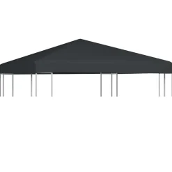 Hot vidaXL Paviljongtak 310 g/m² 3x3 m Grå