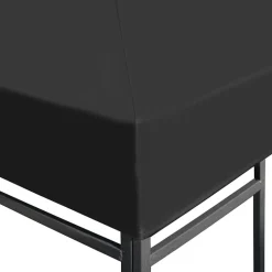 vidaXL Paviljongtak 310 g/m² 4x3 m grå